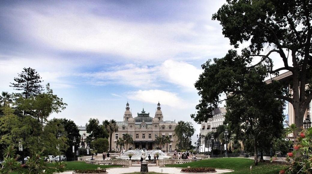 The Casino at Monte Carlo. Gawked at the cars, people, buildings, everything. Superb vantage point just outside the Casino to watch the rich and famous.