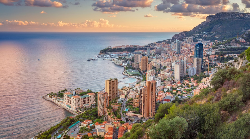 Monaco. Cityscape image of Monte Carlo, Monaco during summer sunset.