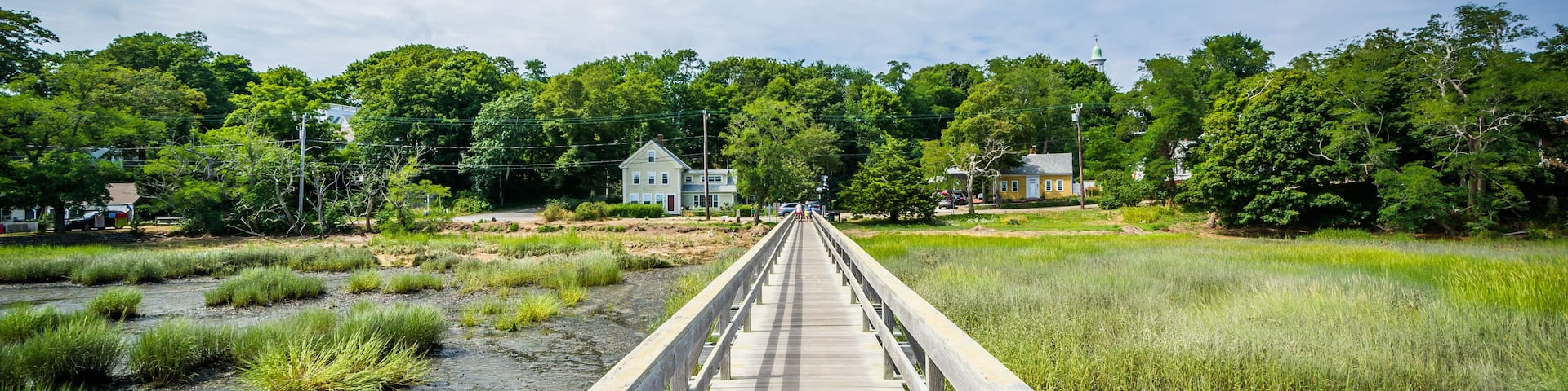 Uncle Tim's Bridge, in Wellfleet, Cape Cod, Massachusetts.