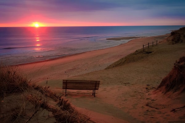 I'm sad that a lot of the sand dunes on the Cape are disappearing. Sunrises here never disappoint though.