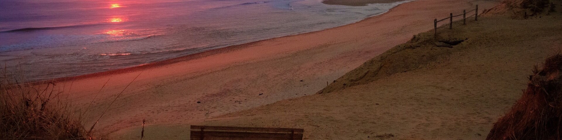 I'm sad that a lot of the sand dunes on the Cape are disappearing. Sunrises here never disappoint though.