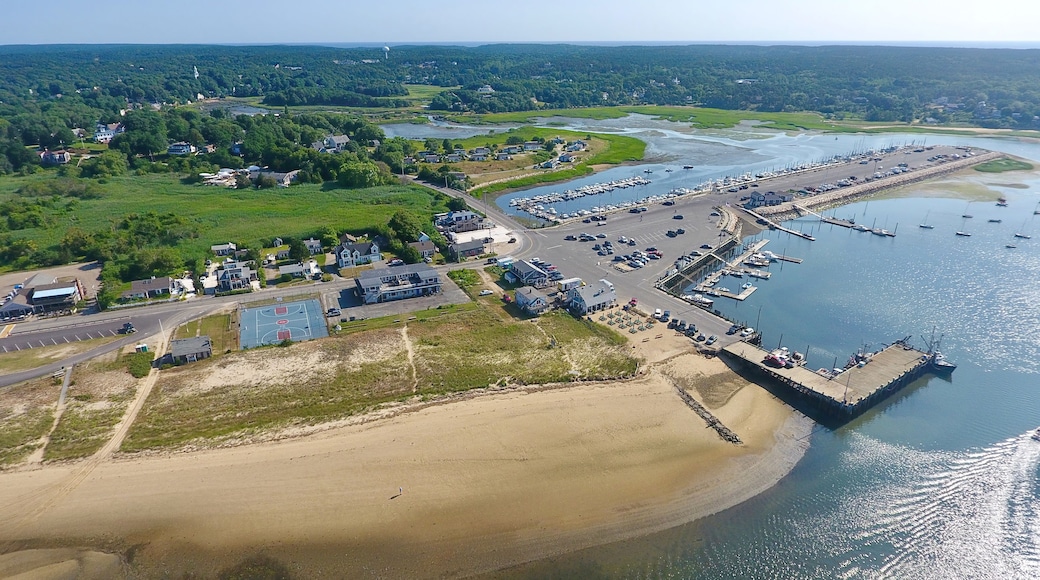 Downtown Wellfleet, Cape Cod Aerial