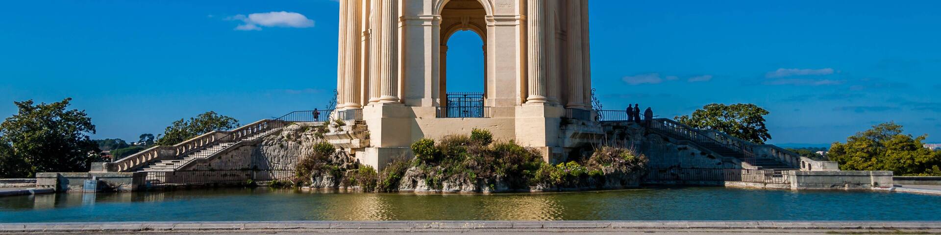 Montpellier, le château d'eau, Hérault, Occitanie, France.