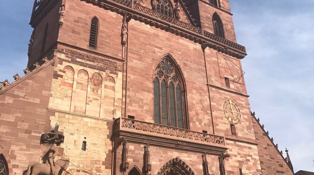 One of the most beautiful places I've seen so far in Basel! Wish I knew German so I could learn more about this place!