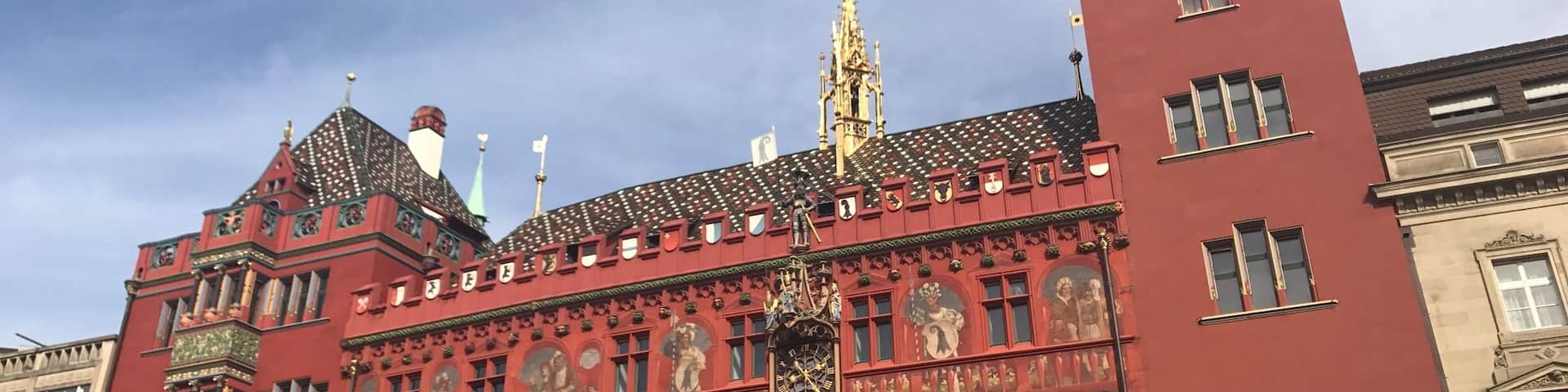 Town hall in Basel Switzerland. This building is over 500 years old❤️