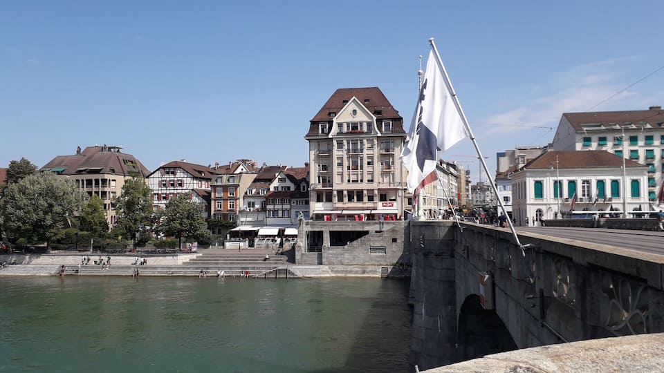 The view across the Rhine in Basel