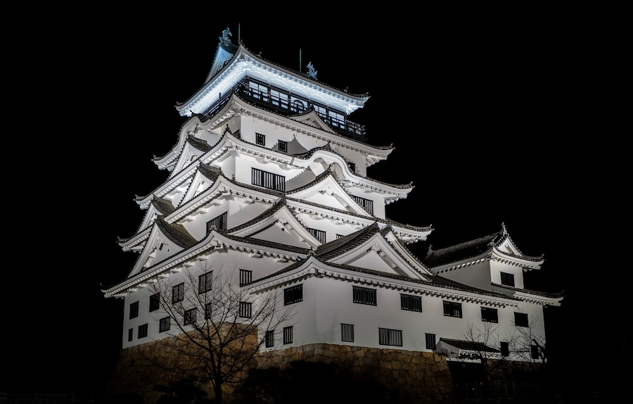 Fukuyama Castle in Hiroshima Perfecture
