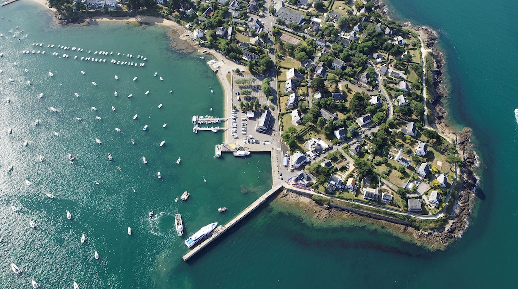 vue aerienne de Port Navalo, Golfe du Morbihan (56)