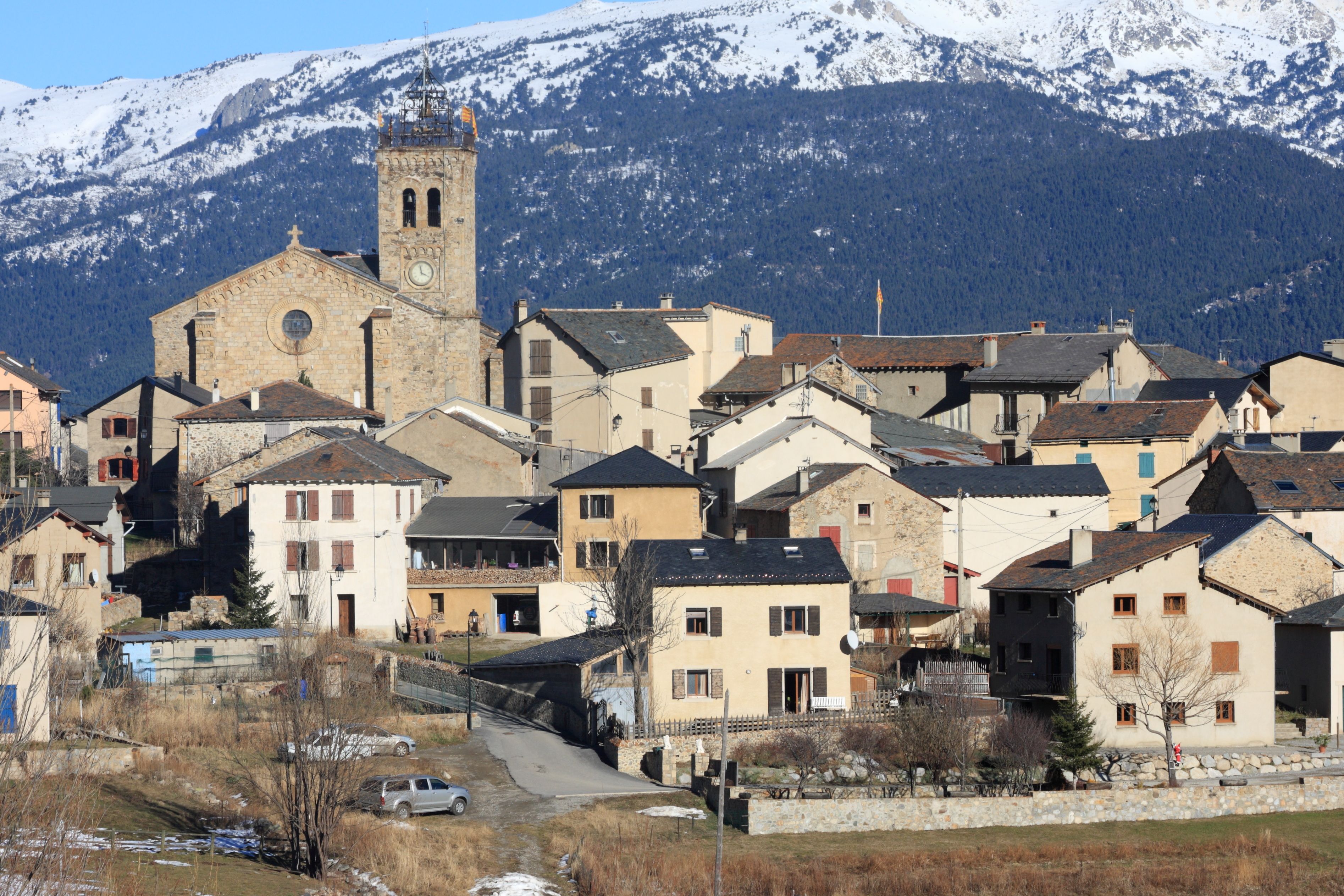 Village de montagne,Les Angles,Pyrénées orientales