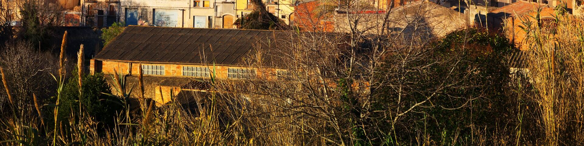 view of Valls in winter day. Tarragona