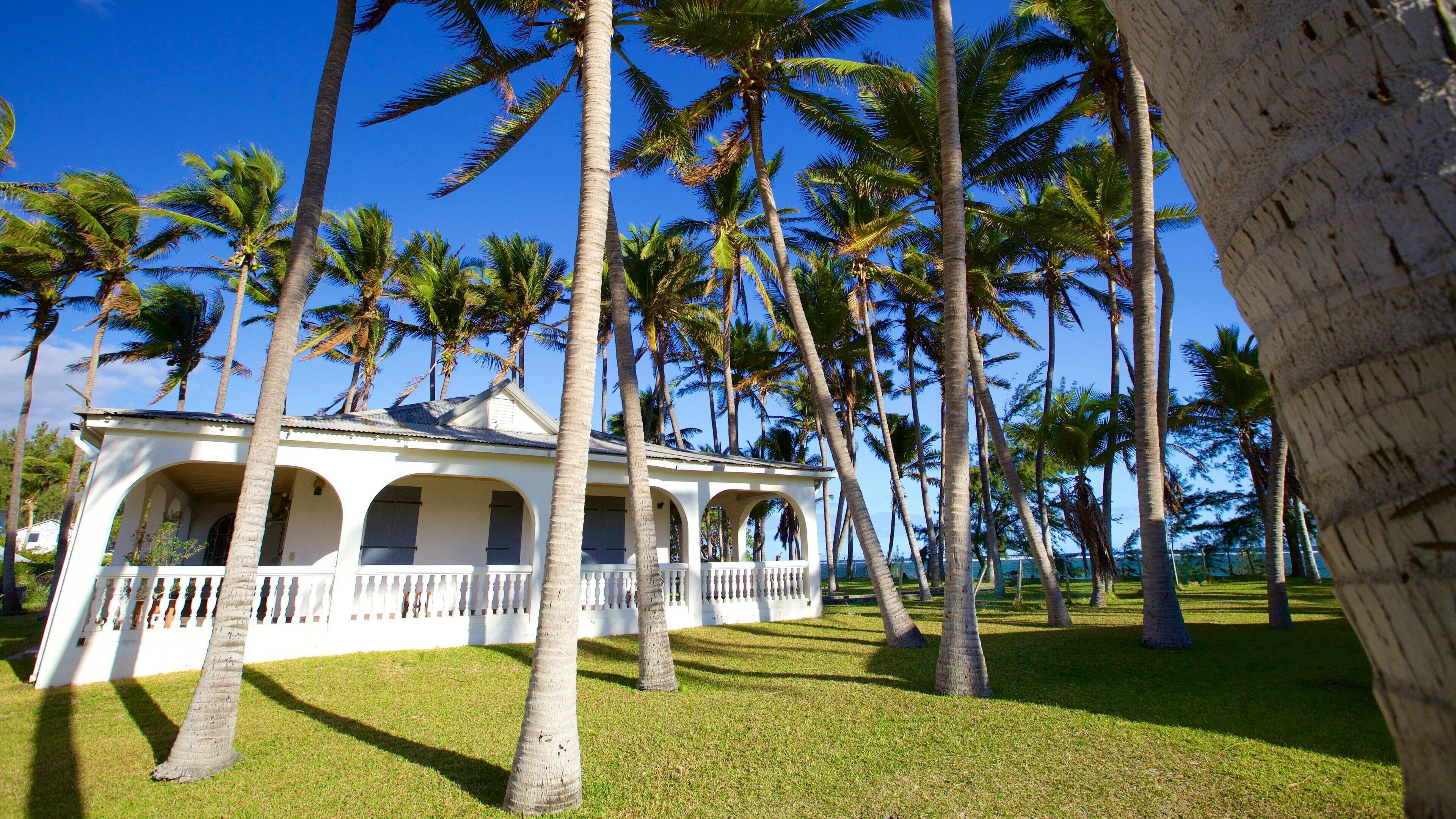La Saline Les Bains fasiliteter samt tropisk landskap og hus