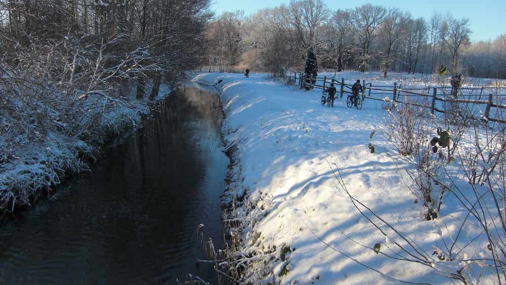 Schlaggraben im Winter