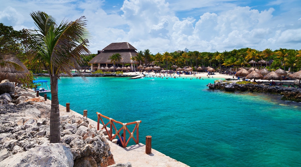 Xcaret Beach in the Mayan Riviera