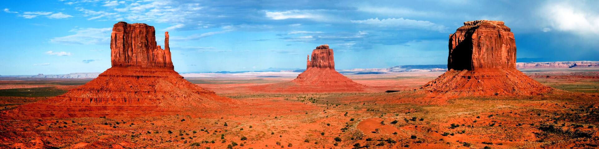 monument valley formations panorama