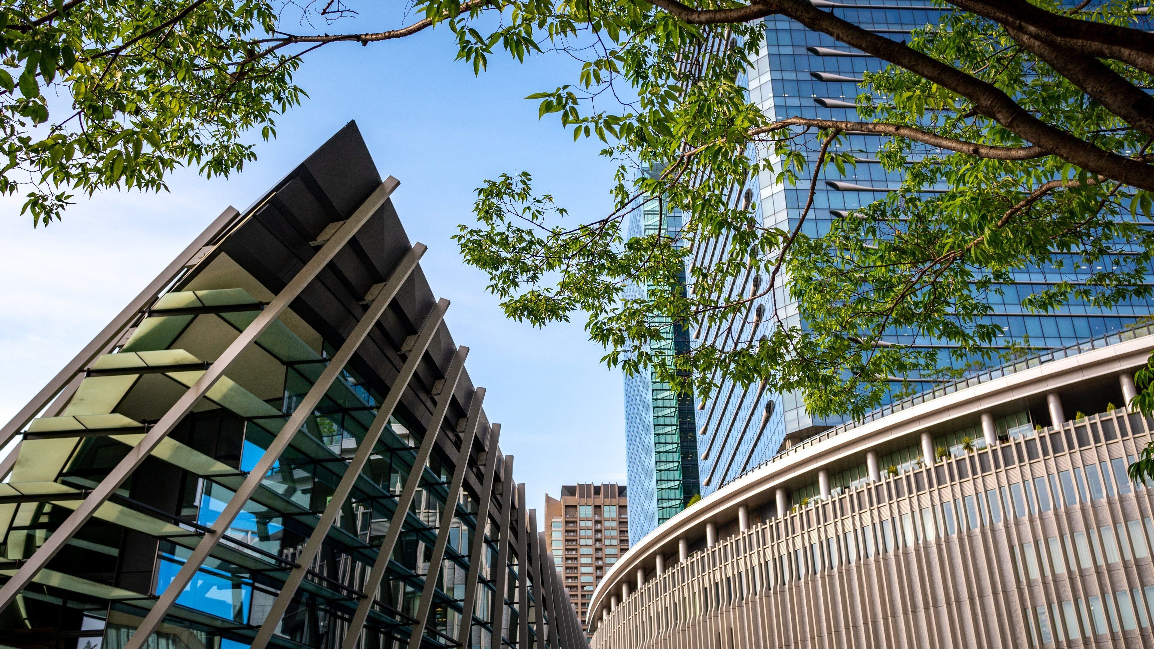 Umeda which includes a high rise building