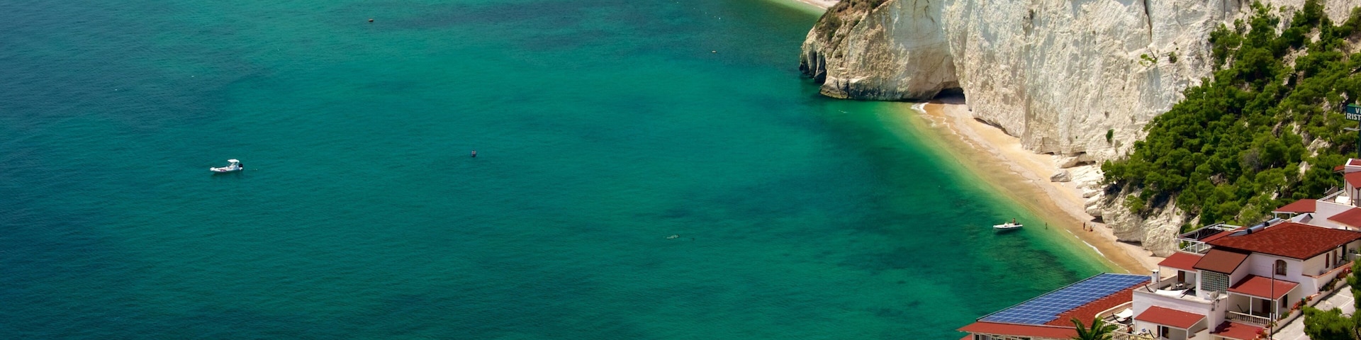 Gargano Peninsula featuring a beach and general coastal views