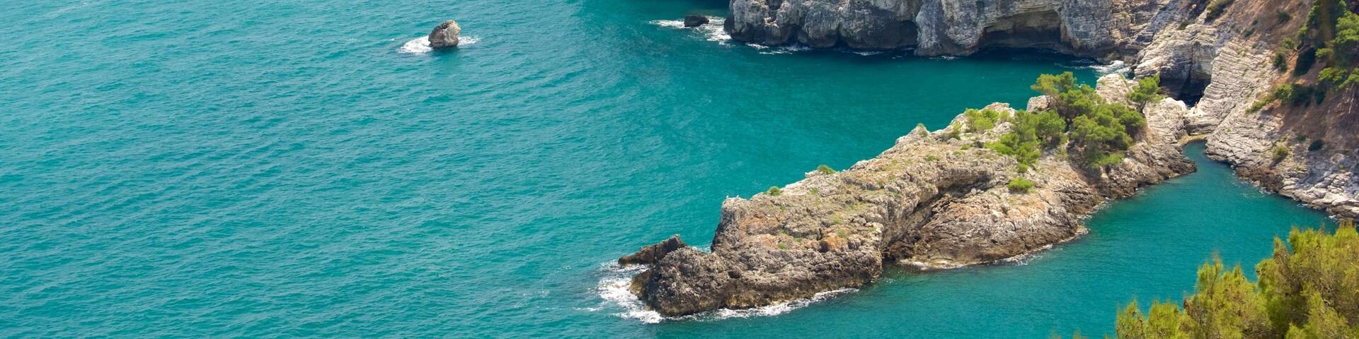 Gargano Peninsula which includes rugged coastline