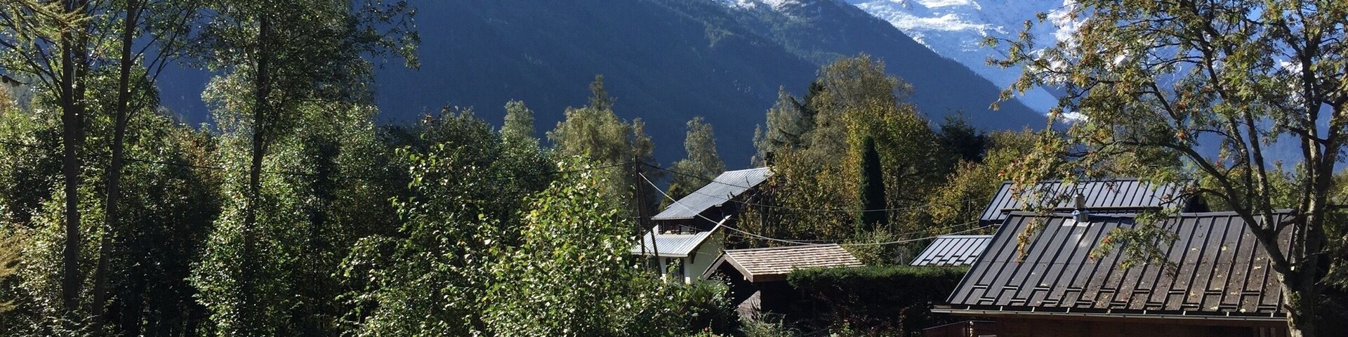 View on the Mont Blanc massif from Les Tines. Just gorgeous!!!