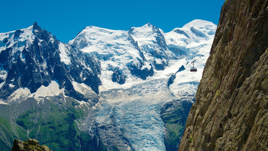 Chamonix-Mont-Blanc featuring mountains and snow