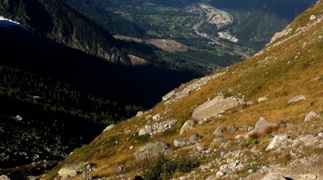 Looking down the valley