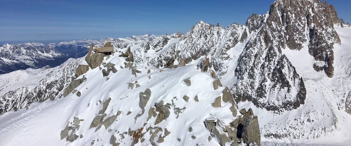 Enjoying a high-altitude picnic at Petite Aguille Vert. Take the cable car up the mountain and walk up the mountain through the snow (with strong boots!) #LifeAtExpedia