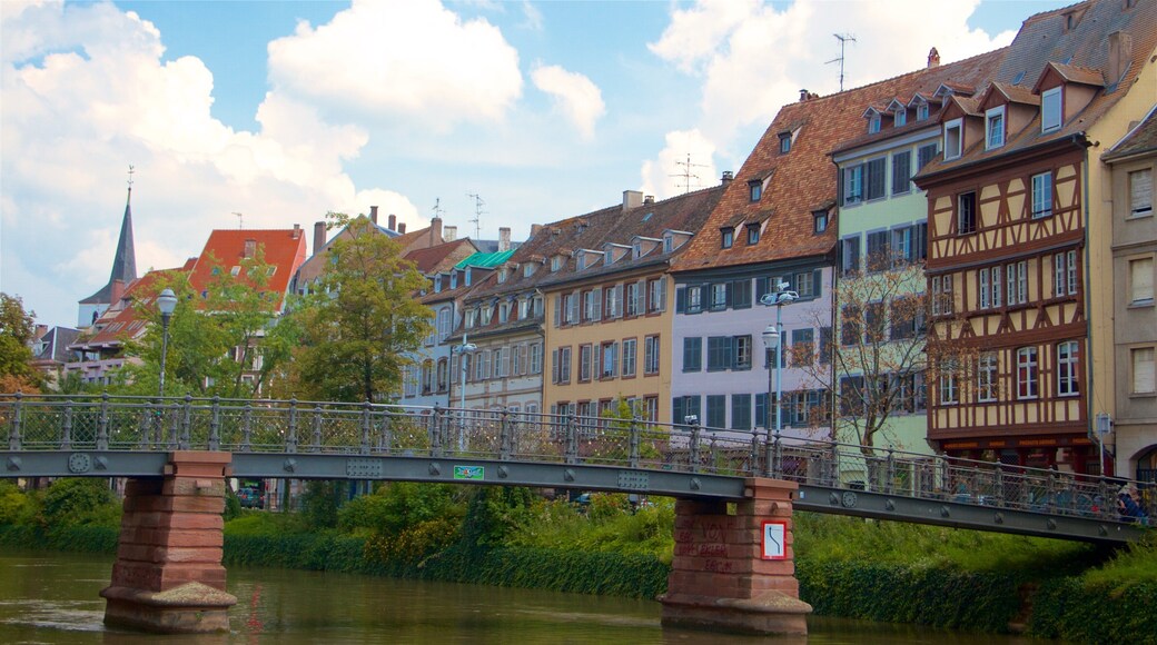 Bas-Rhin which includes a city, a river or creek and a bridge