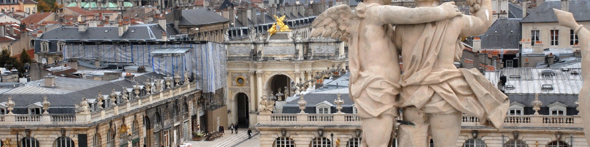 Meurthe-et-Moselle featuring heritage architecture, a city and a statue or sculpture