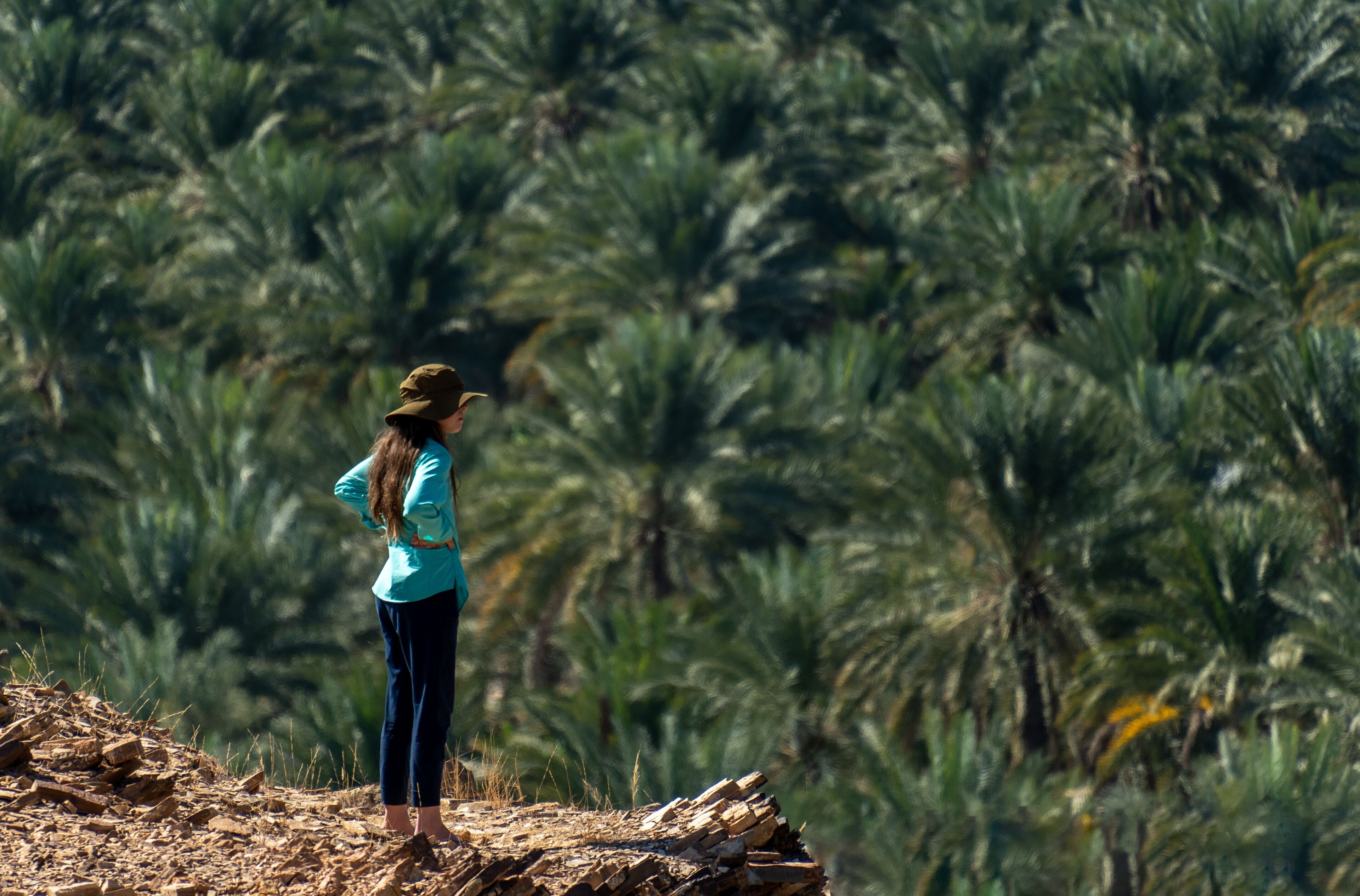 Girl in the middle east