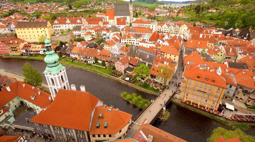 South Bohemia which includes a river or creek and a city