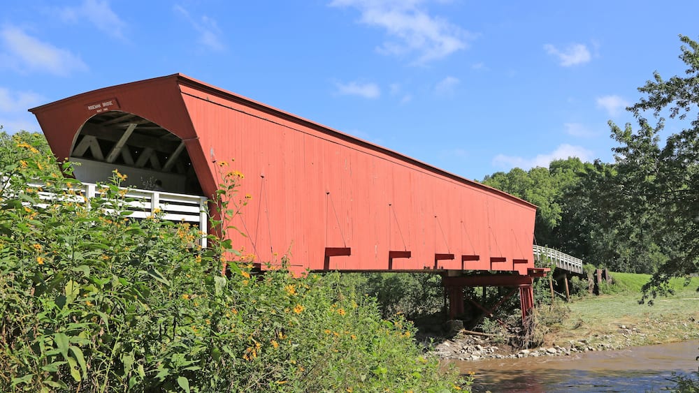 Roseman Bridge over Middle River - Winterset, Iowa