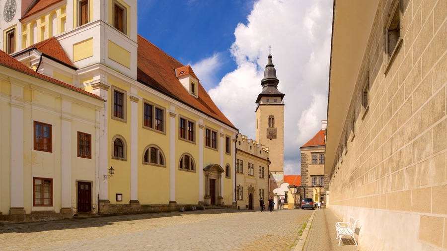 Vysocina featuring a city