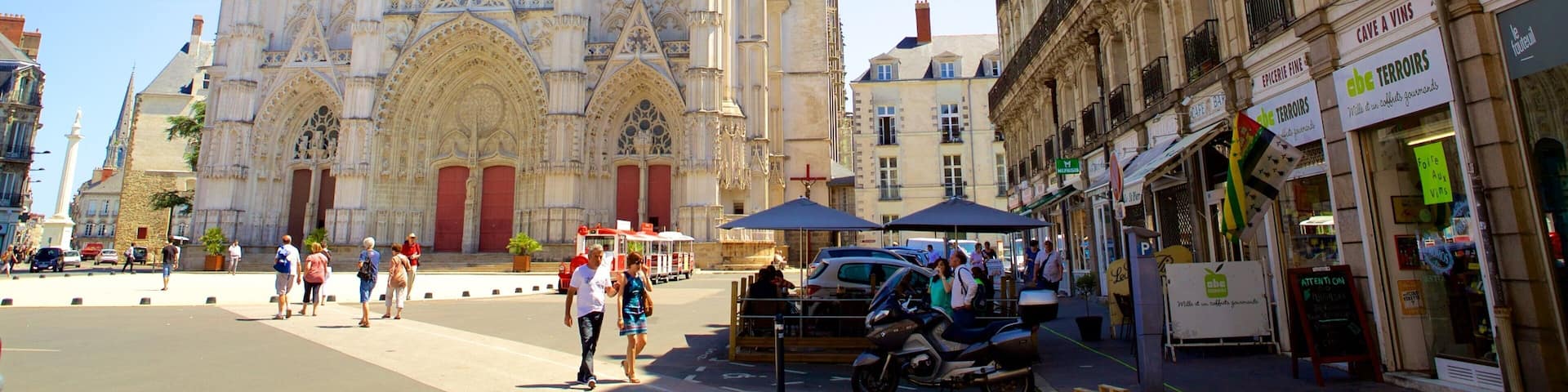 Nantes montrant patrimoine historique, église ou cathédrale et patrimoine architectural