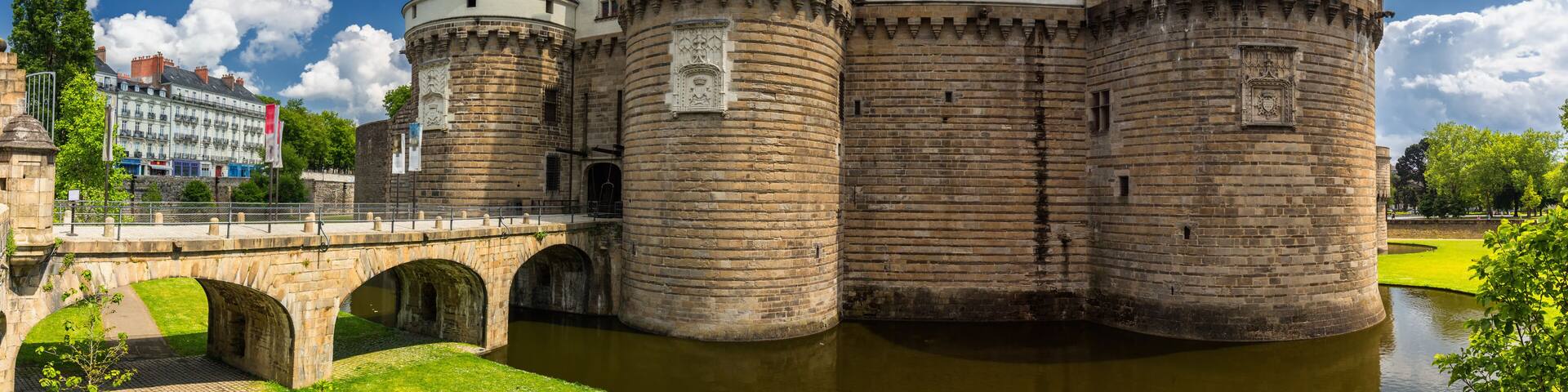 Castle of the Dukes of Brittany (Chateau des Ducs de Bretagne) in Nantes, France