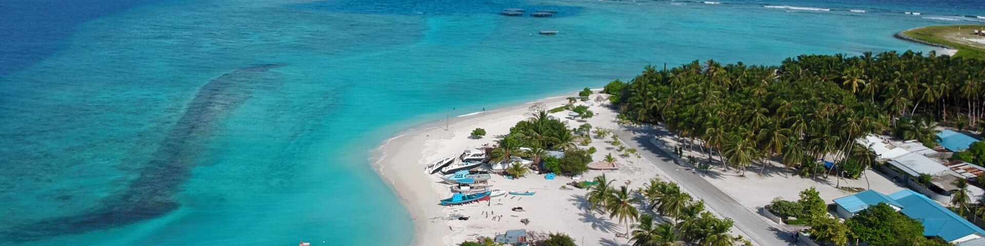 The harbour where you take boat out to other islands