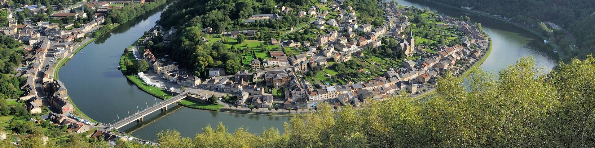 meuse river bending at montherme', ardennes