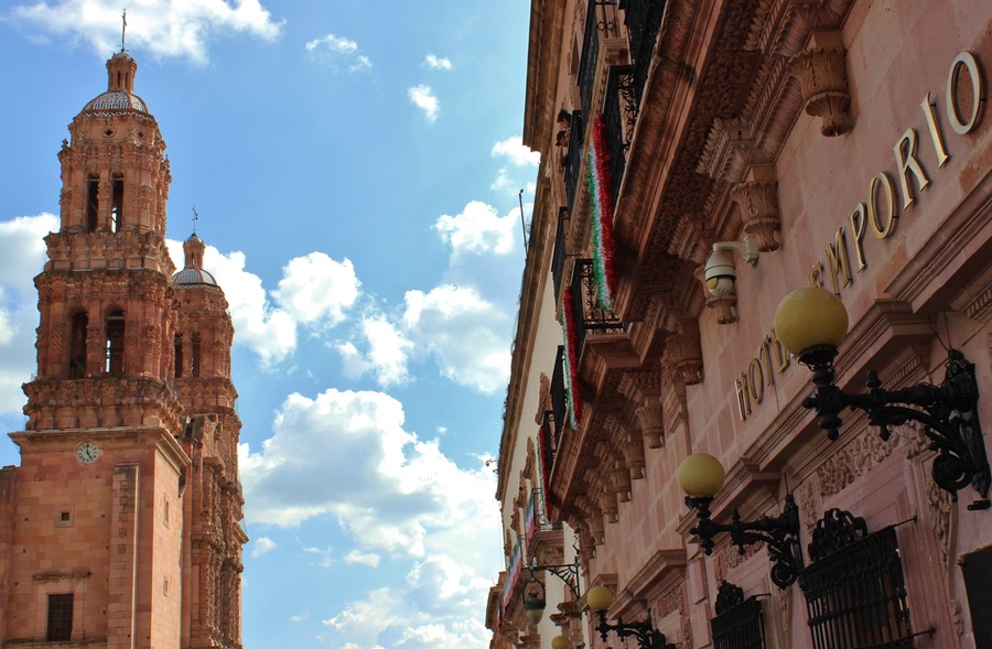 Hermosa catedral de Zacatecas en México