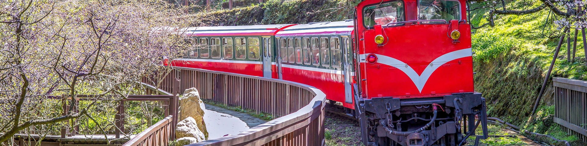 railway in alishan forest recreaction area; Shutterstock ID 610925255; purchase_order: SF 06557000; job: ; client: ; other: