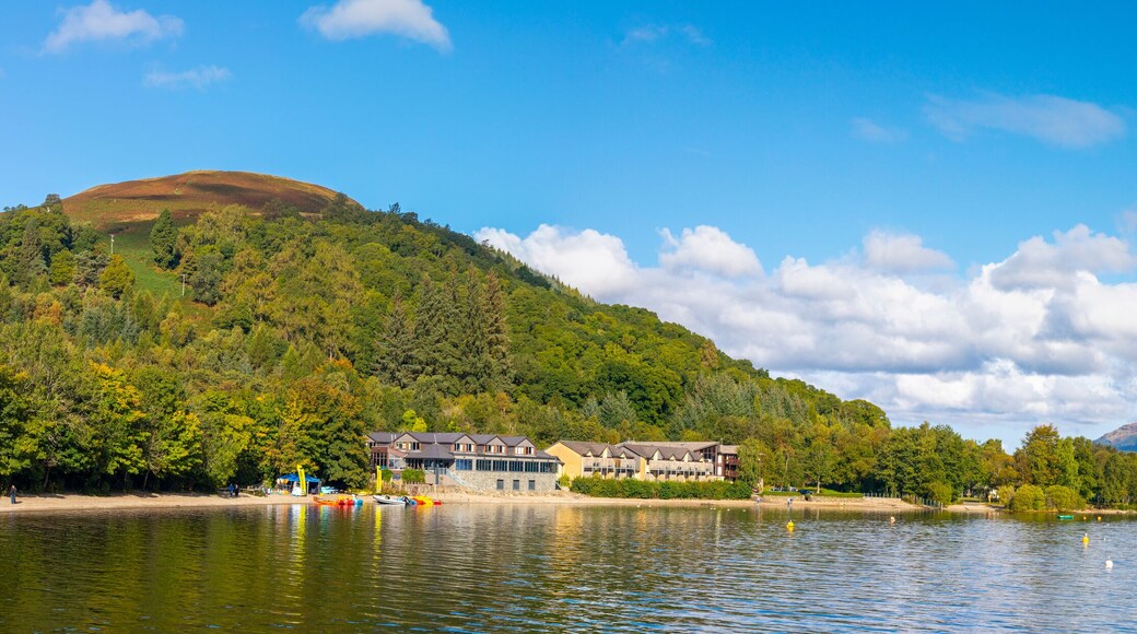 Panoramic view of Loch Lomond and Ben Lomond, Luss
