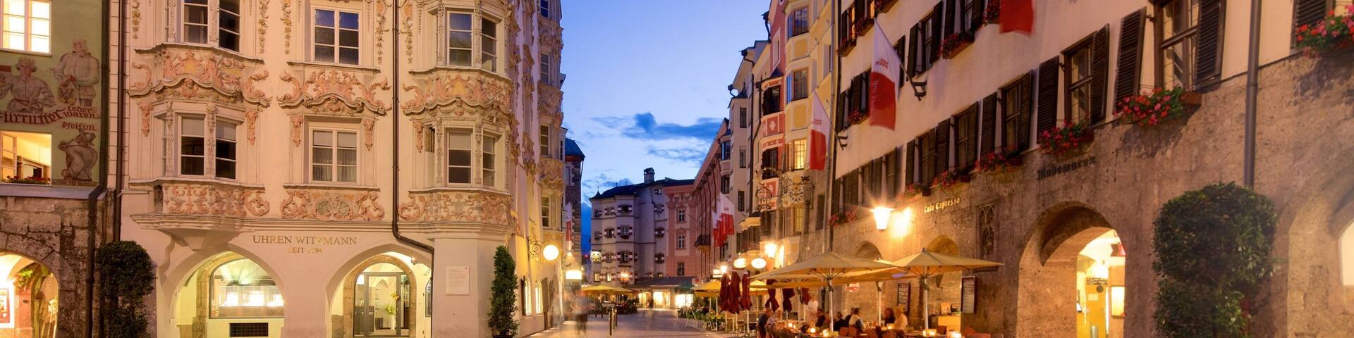 Old Town which includes heritage elements and night scenes