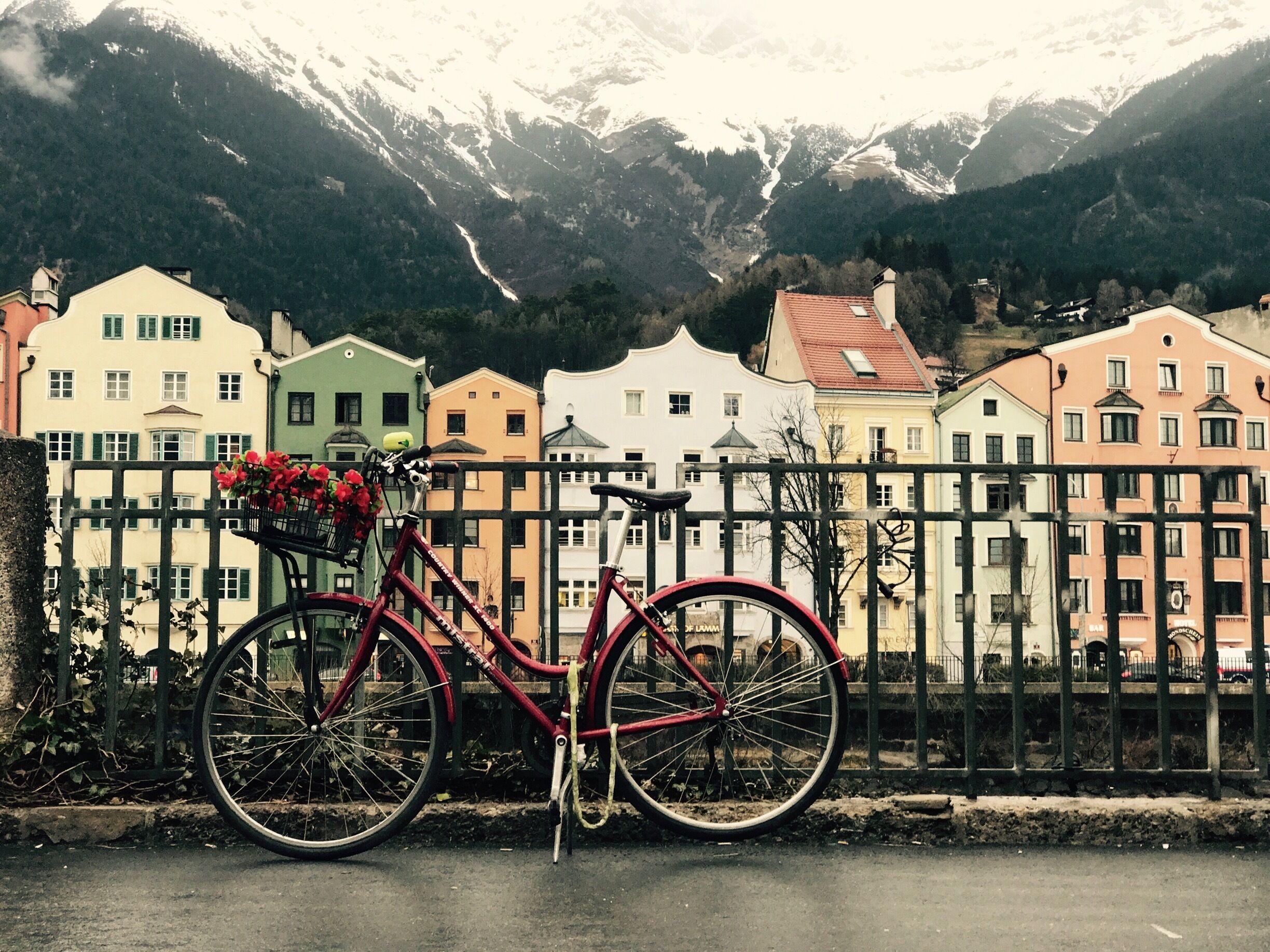Innsbruck, Austria 
A beautiful combination of city and mountains. I love the alps, the people and the pastries! 