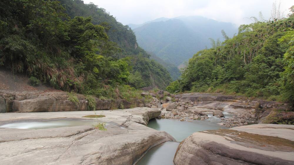 Beautiful Stream at Wannian Canyon in Gukeng Township, Yunlin County, Taiwan., Shutterstock ID 632163623, SF SSA Case with Manager Approval: Case 07151371, Job: Prepay credit, Client/Licensee: , Other