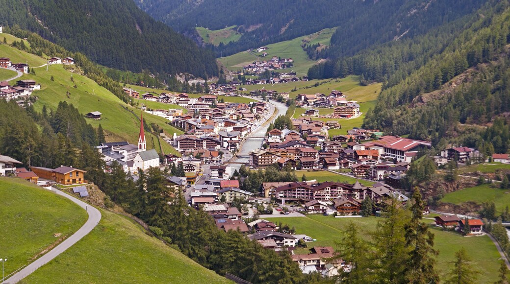 Soelden in Tirol, Austria - Oetztal, ski resort and village