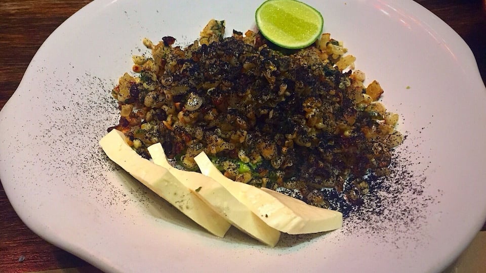 Escamoles are the edible larvae and pupae of ants that are harvested from the roots of the Agave (tequila/mescal) plants in Mexico..They are most commonly consumed in Mexico City and surrounding areas. Escamoles have been consumed in Mexico since the age of the Aztecs. They taste buttery and nutty, with a texture to that of cottage cheese.
**They are great wrapped in a corn tortilla with guacamole and queso
#Adventurous #Delicious #Tequila #DrunkBabyAnts #Guadalajara #TasteLikeCornToMe