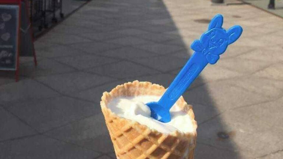 Cool and #delicious moments in Vejle, at this gelato place that I fully recommend.