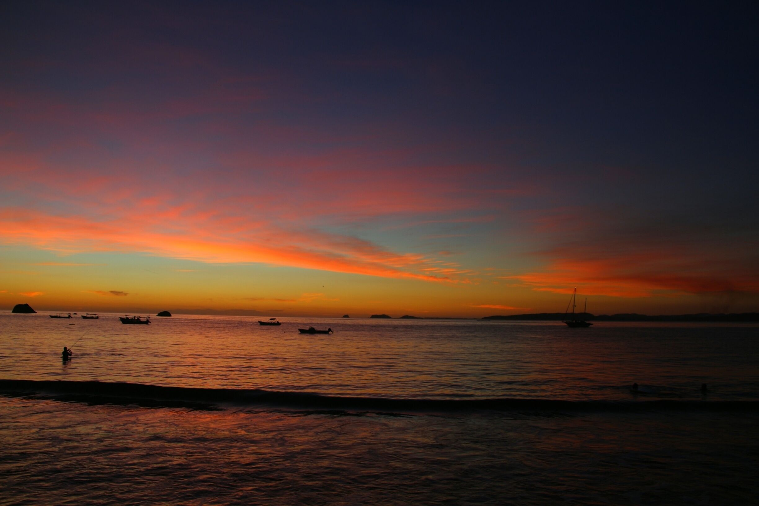 Beautiful sunsets in La Manzanilla