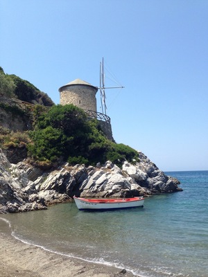 Near the old town of Alonissos