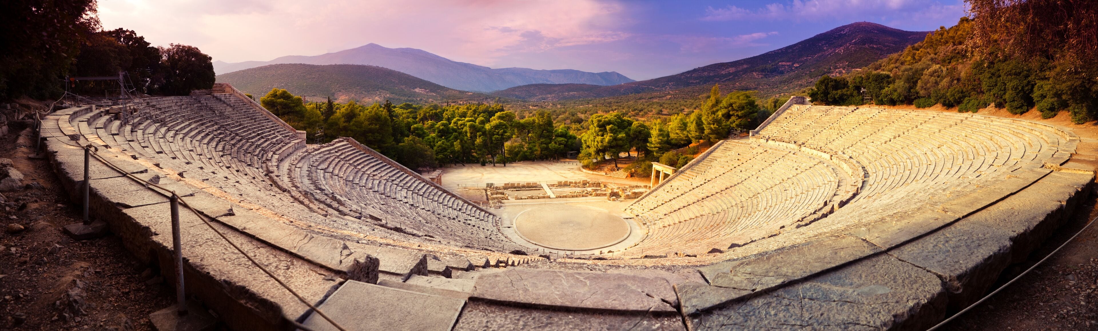 Epidavros amphitheater in Greece