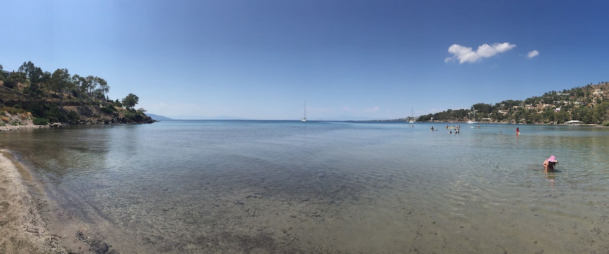 Aeginitissa Beach.. Aegina Island, Greece