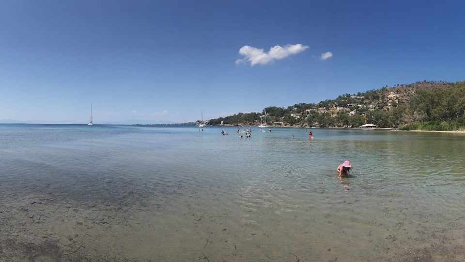 Aeginitissa Beach.. Aegina Island, Greece