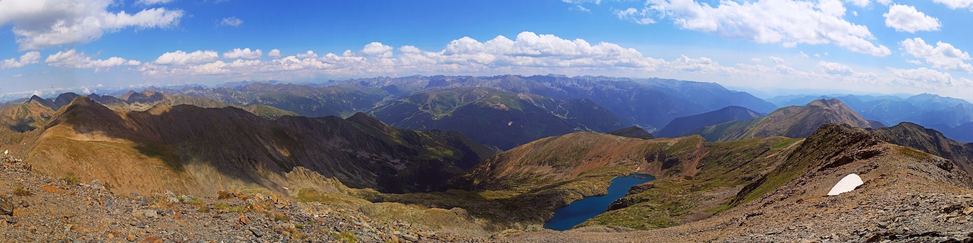 Estanyó Peak in Andorra (Panoramic)